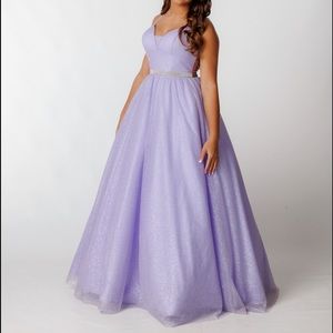 Lavender Pageant Dress